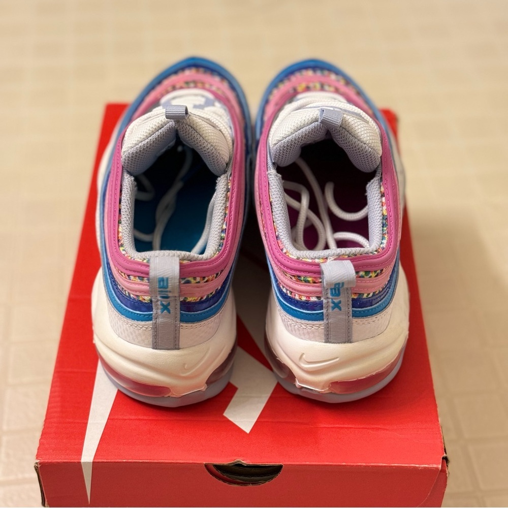 NIKE AIR MAX 97 SE GS 'BRIGHT COLORS 5.5Y - Picture 4 of 8